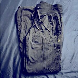 Black Lululemon dance studio pants size 8